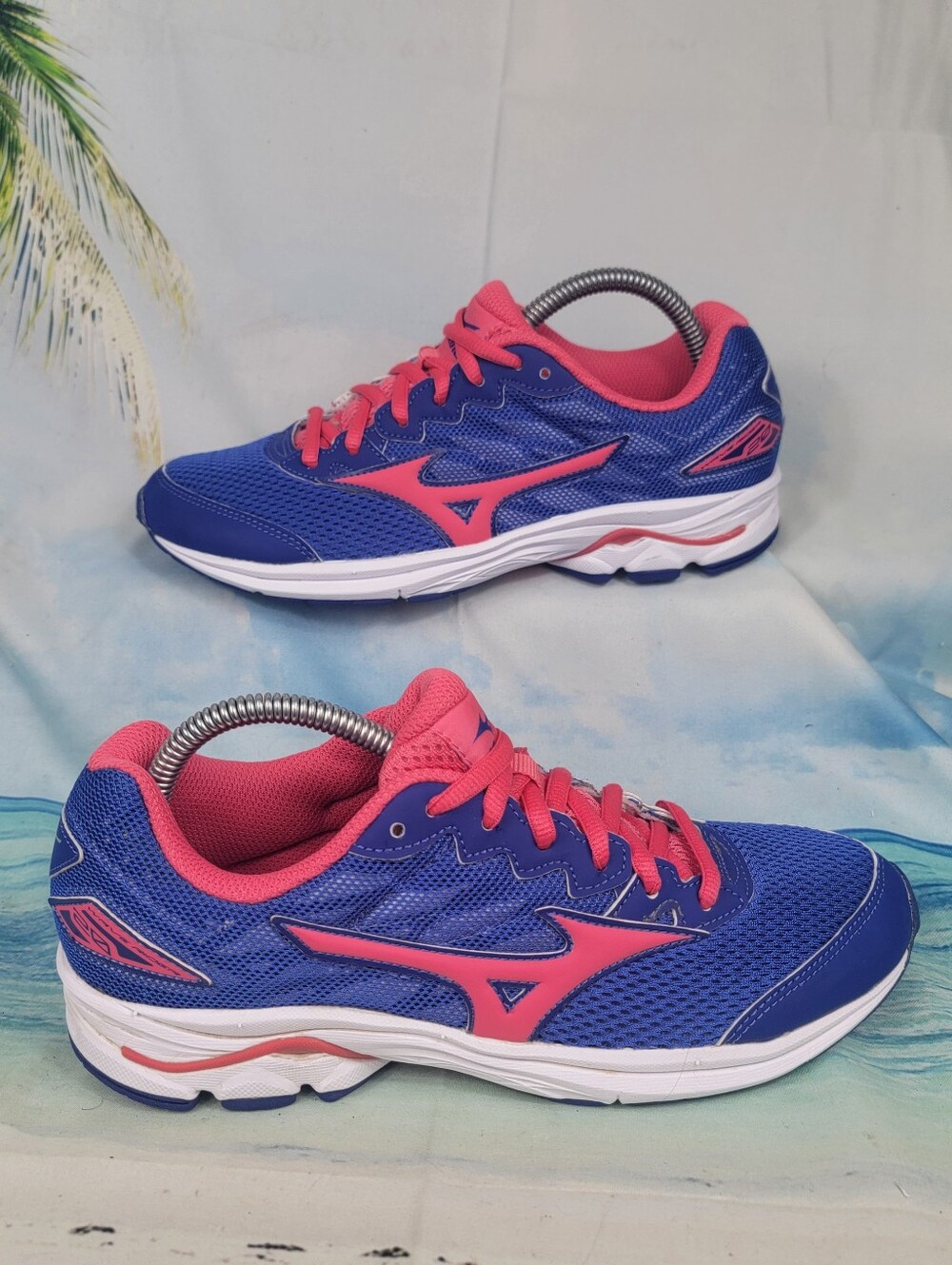 Mizuno Wave Rider 20 Lace Up Running Athletic Shoes  Mens 5.5 Womens 7